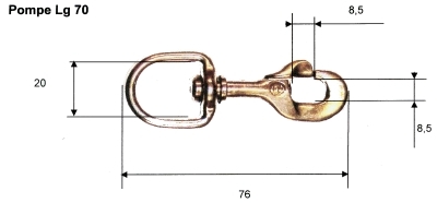 Mousqueton &agrave; pompe